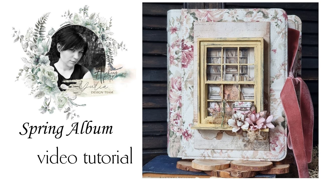 Spring Album. Video lesson by Yulia Pospelova