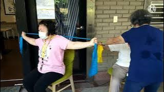 Senam lansia gerak badan sambil duduk