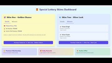 Lottery web App Using MYSQL, EXPRESS, NODEJS, REACT, RAZORPAY