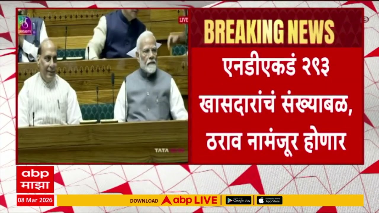 Parliment Budget Session : ओम बिर्लांविरुद्ध दाखल केलेल्या अविश्वास ठरावावर सोमवारी चर्चा