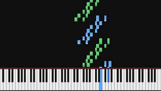 Johannes Brahms - 51 Übungen für Klavier No. 2b | Piano Visualization