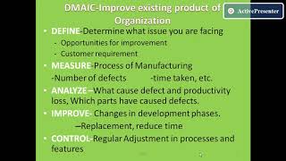 Six Sigma and CMMI in Software Engineering