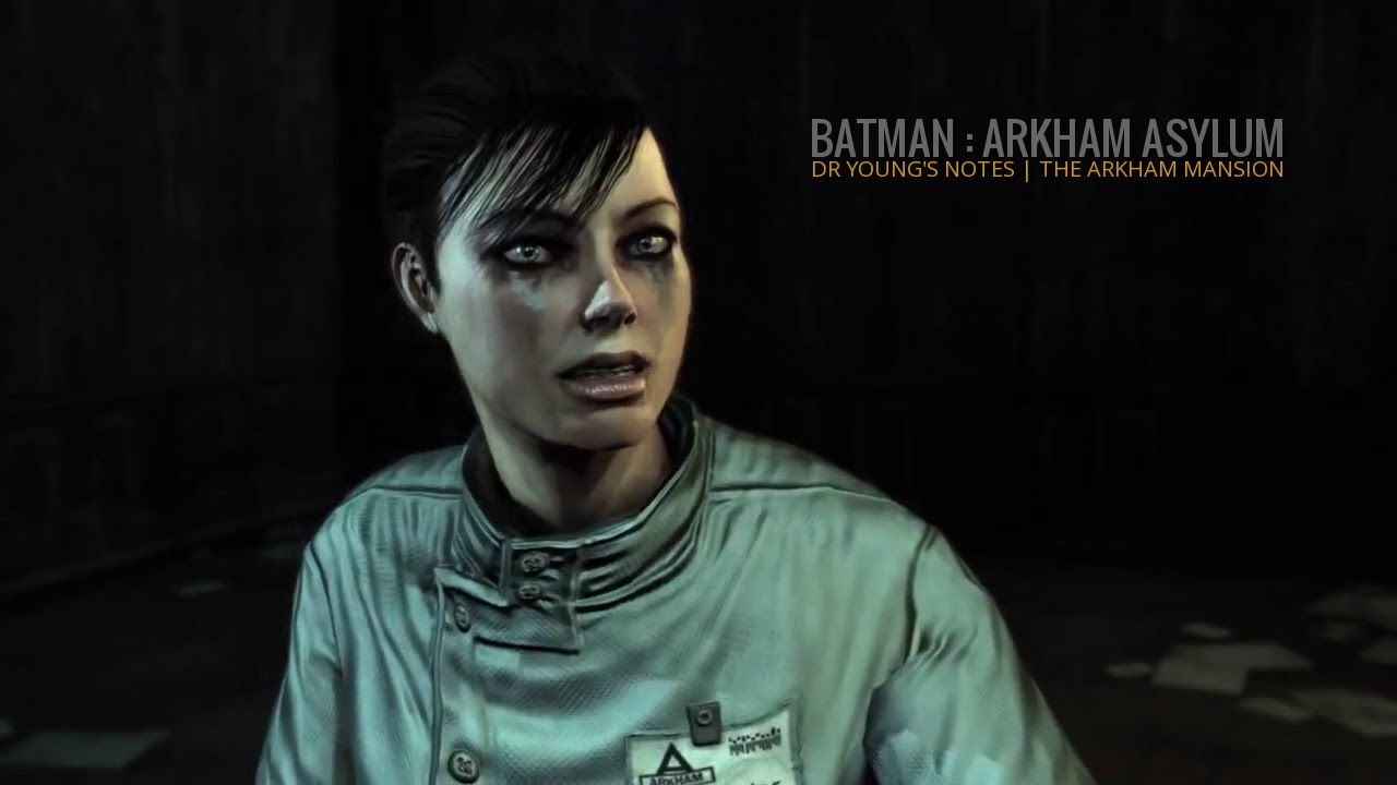Batman: Arkham Asylum - Dr Young's Notes | Arkham Mansion - YouTube