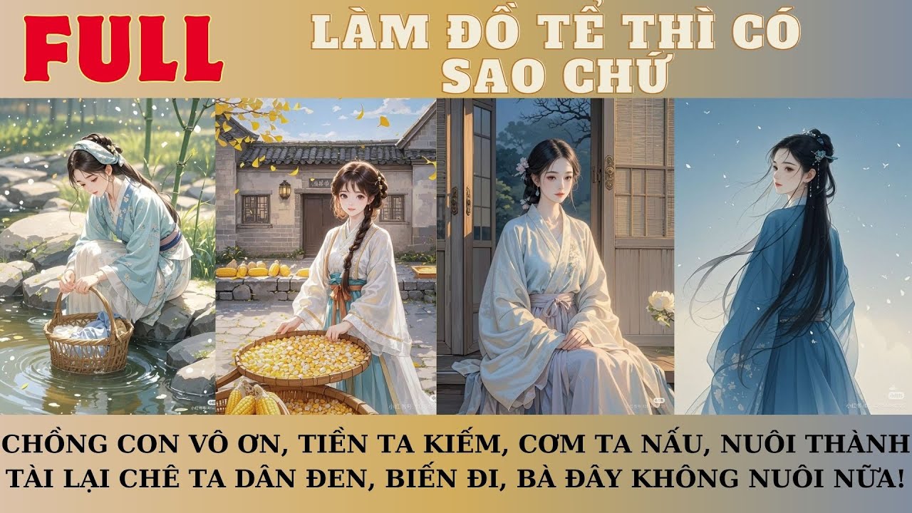 CHỒNG CON VÔ ƠN,CƠM TA NẤU,TIỀN TA KIẾM, THÀNH TÀI LẠI CHÊ TA DÂN ĐEN, BIẾN ĐI,BÀ ĐÂY KHÔNG NUÔI NỮA