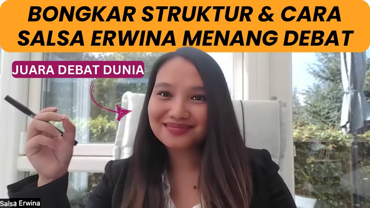 Belajar jurus menang debat dari Salsa Erwina