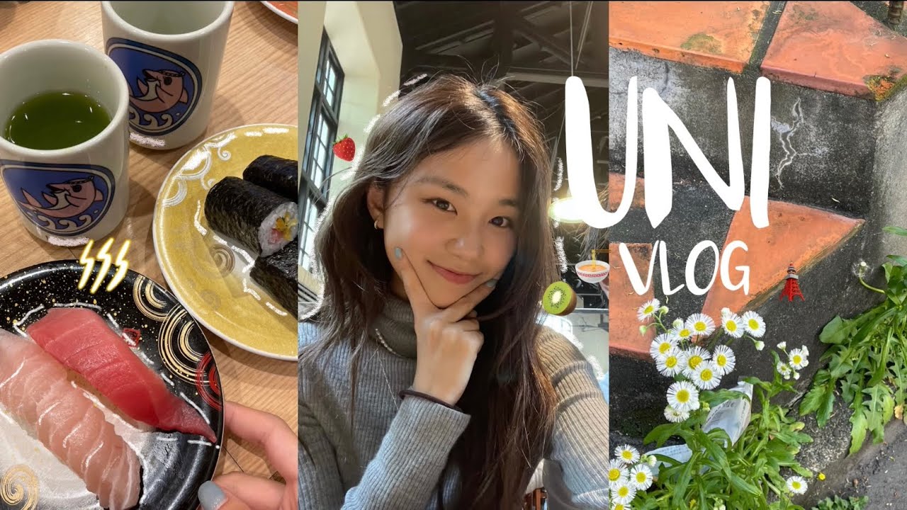 ENG)what I EAT in my school life in Tokyo🍣🍜🇰🇷