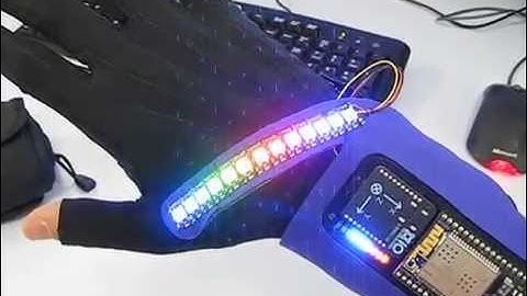 NeoPixels on prototype mi.mu glove