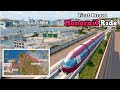 First Person Monorail Ride | Airport Loop - Dream City - Airport Loop | Cities: Skylines
