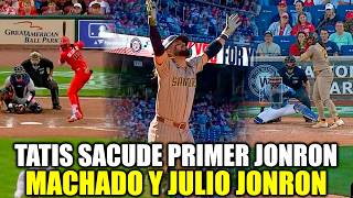 TATIS JR RESPONDE CRITICAS CON 2 TABLAZOS, MACHADO LE CAE A PALO A WASHINGTON, SOTO, CRUZ, VLADDY JR