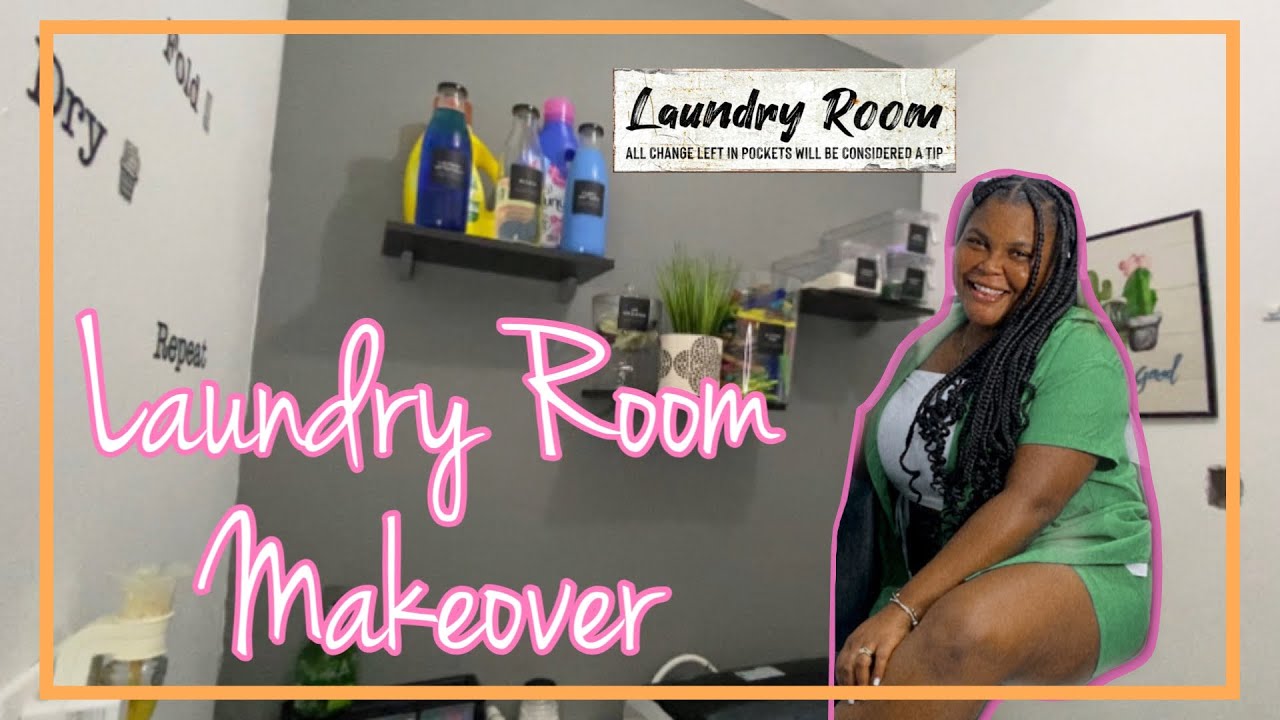 LAUNDRY ROOM MAKEOVER IN MY RENTAL APARTMENT WITH A 20,000 BUDGET IN