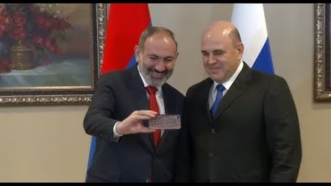 Նիկոլ Փաշինյանը սելֆի է արել ՌԴ նորանշանակ վարչապետի հետ
