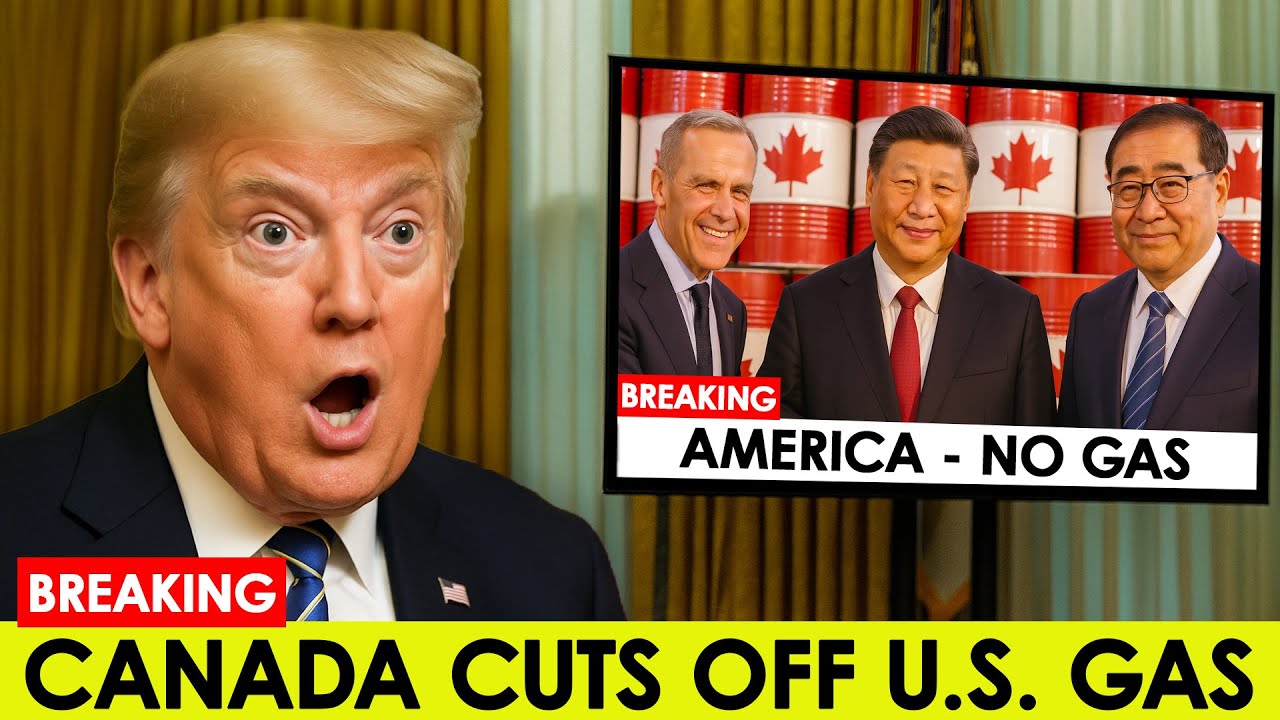 1 MINS AGO: Canada CUTS OFF U.S. Gas - Trump FURIOUS As China & Japan Get It All