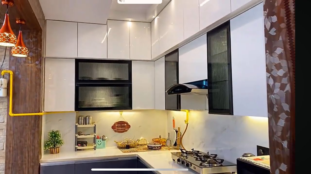 ☎️8076815067,Premium INNOTECH Modular Kitchen,GPM Blossom Green ...