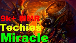 Miracle Techies Funny Moments Best Build Gameplay Highlights  Dota 2