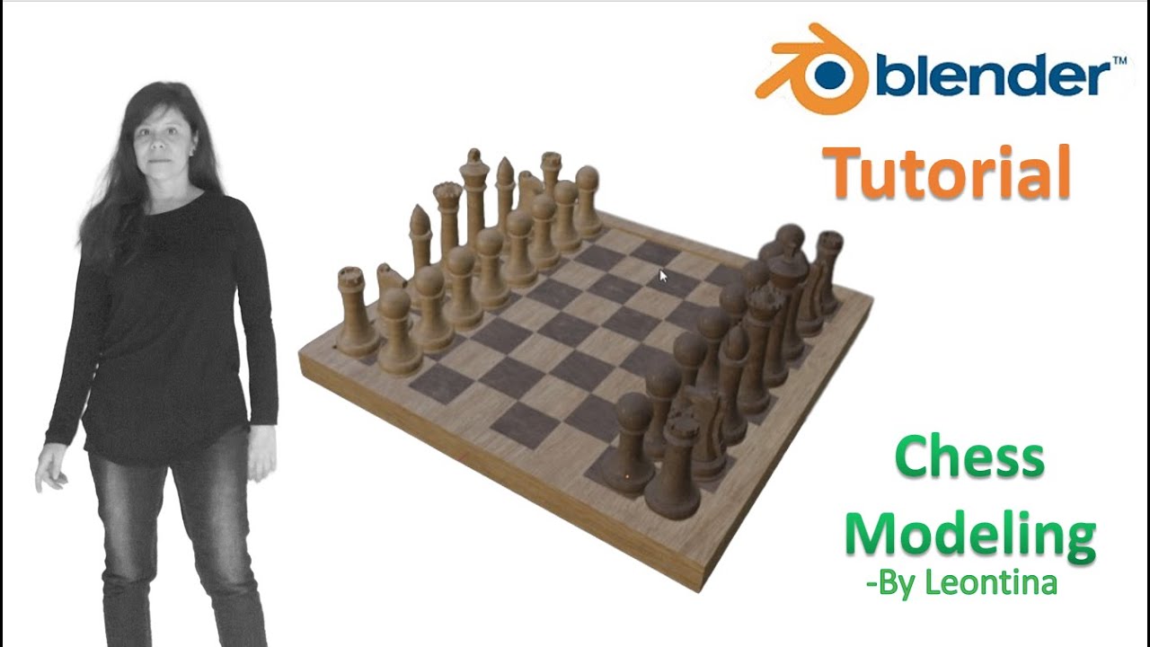 Blender Tutorial : How to do Chess Modeling | By Leontina | HW Blue