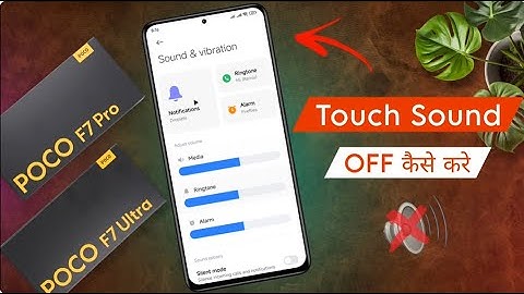 Poco F7 Pro Keyboard Sound & Vibration OFF | How to Sound Setting in Poco F7 Ultra