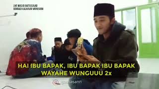 Download lagu Bangunin sahur versi jawa dari ustad Hassan al fatih wonosobo