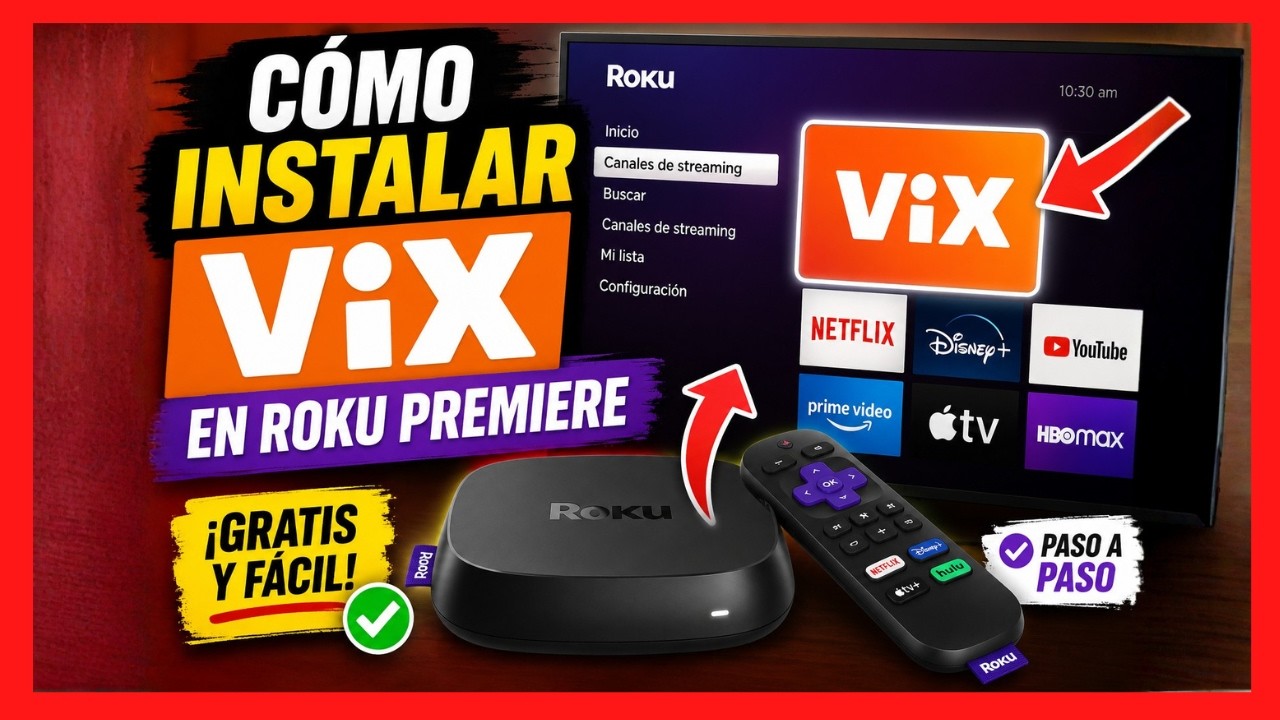 Vix Roku Cómo INSTALAR ViX en Roku Premiere FÁCIL y RÁPIDO 📺🔥 - YouTube