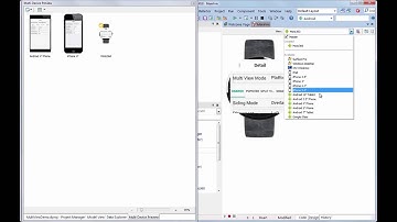 Multiple Form Factors with a Real-time Preview of UI