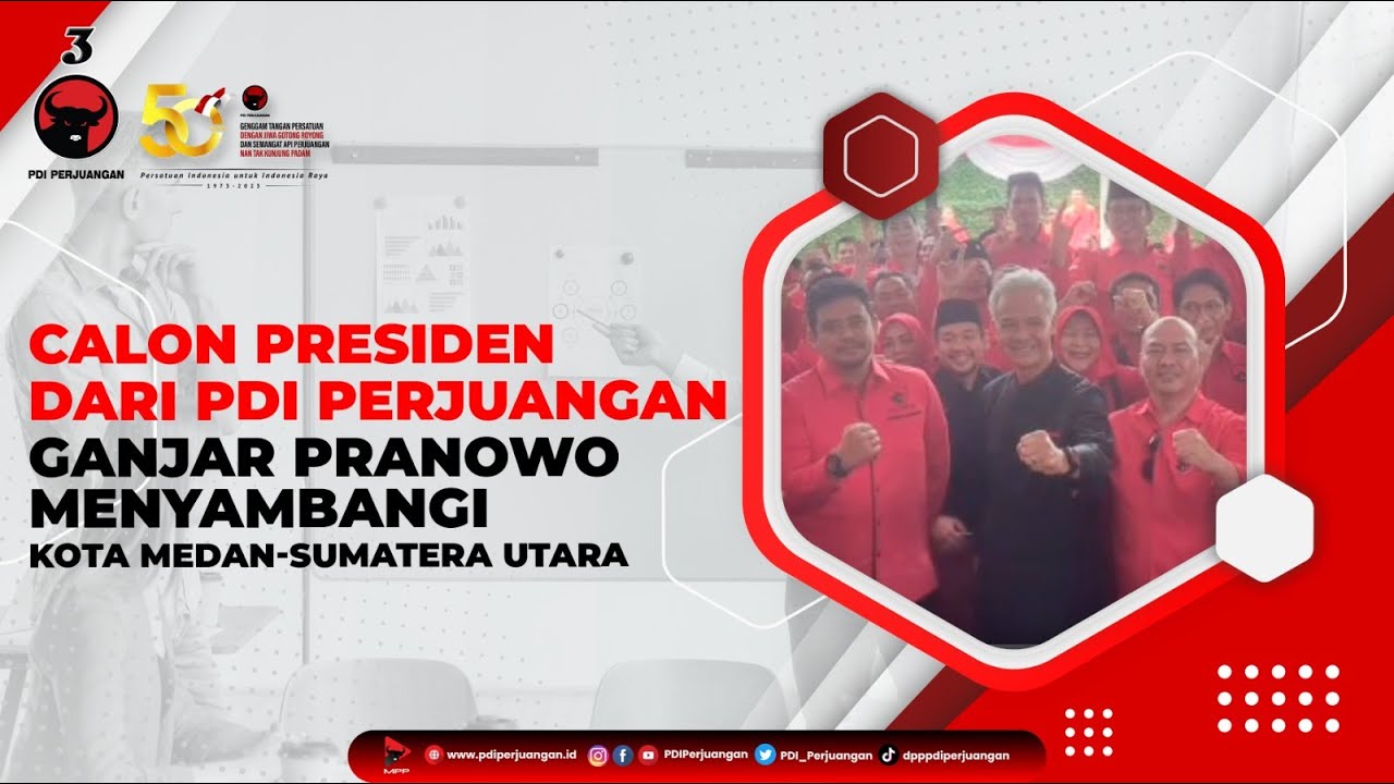 Calon Presiden dari PDI Perjuangan Ganjar Pranowo Menyambangi Kota ...