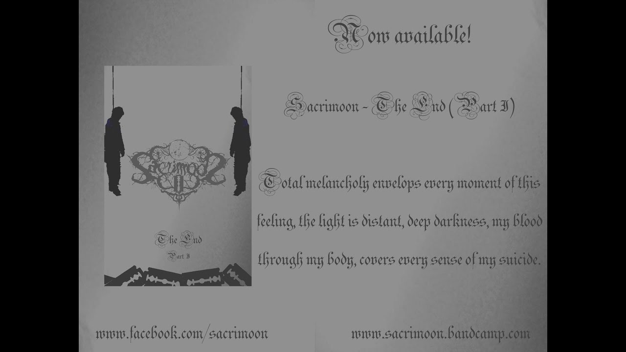 SACRIMOON - THE END(PART I) Promo