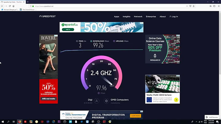 TP-Link AC600 Archer T2U - Silent Unboxing and Speed Test