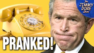 George Bush Takes Prank Phone Call From Russian Comedians