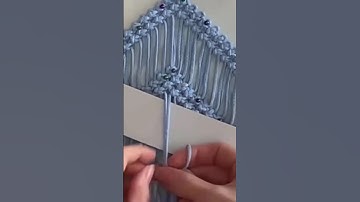 mecrame unique style #macrameknot #diy #love #macramelove #macrametutorial #for beginners