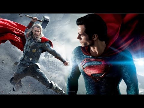 Superman VS Thor Fight Battle Marvel VS DC Fanmade