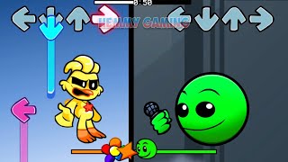 [SWAP] FNF Geometry Dash 2.2 vs Smiling Critters ALL PHASES Sings Ejected | Fire In The Hole