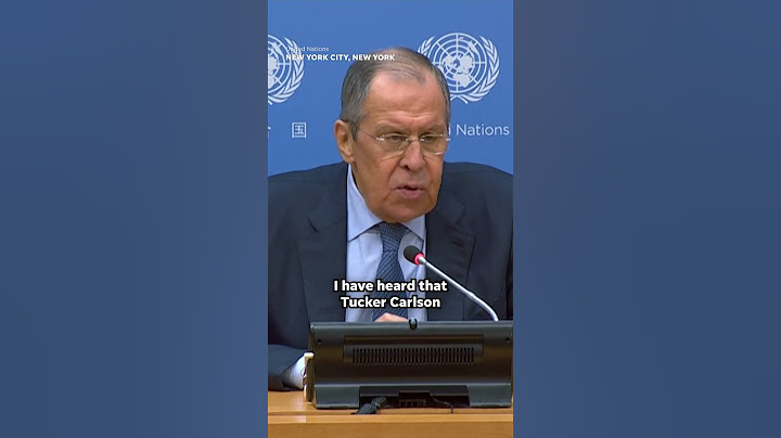 Russian Foreign Minister Lavrov comments on Tucker Carlson's Fox News departure #Shorts