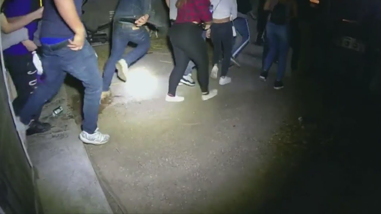 New video shows APD shutting down party, taking one girl into custody