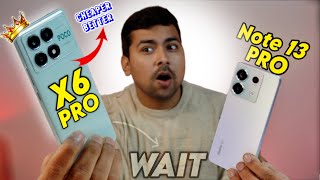 Poco X6 Pro vs Redmi Note 13 pro - Unboxing, Performance, PUBG & Camera Test ?