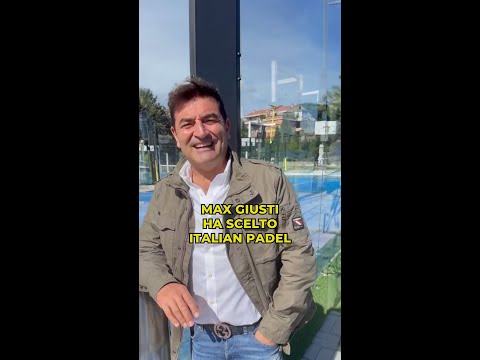 Max Giusti ha scelto Italian Padel #maxgiusti #campiitalianpadel #padel