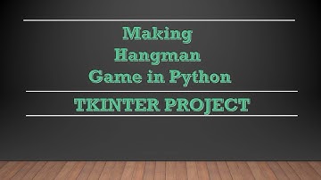 Making Hangman Game using Tkinter