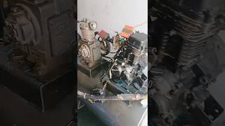 Air Compressor Fitting One Cylinder Bike Petrol Engine New Technology