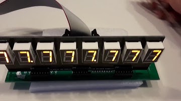 New and complete LED display for Zaccaria pinball (Mod. DR678/L)
