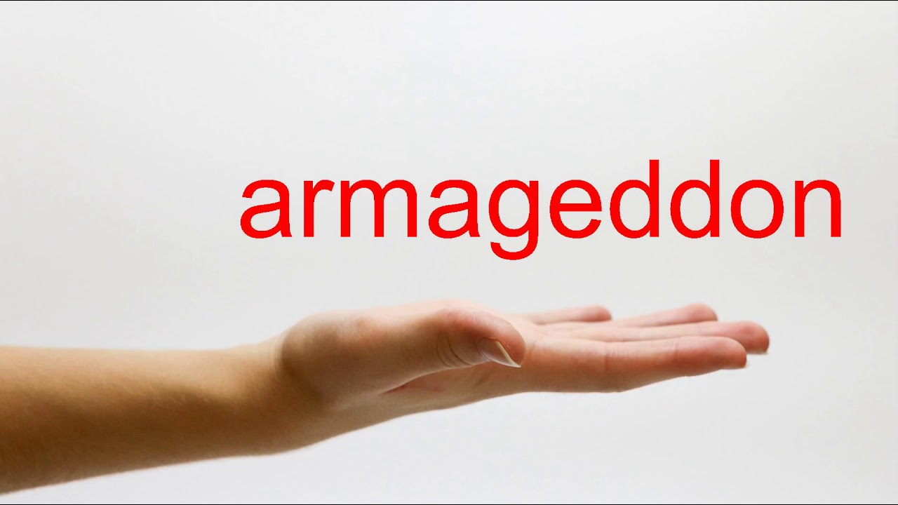 How to Pronounce armageddon American English YouTube