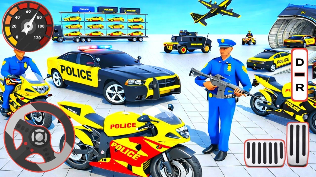 Police Car Chase Simulator 3D Game - Real Cop Cars Driving Simulator - Android GamePlay
