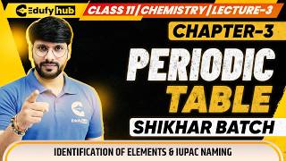 Class 11 Chemistry Chapter 3 Periodic Table Lecture 3 Identification of Elements &amp; IUPAC Naming