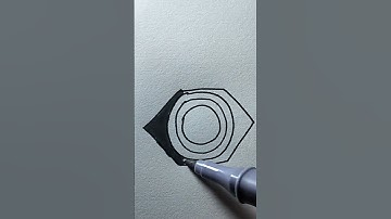 Tools series: Nut 🔩#art#drawing #paintingdrawing #drawingtutorials #artandcraft #painting #easydraw