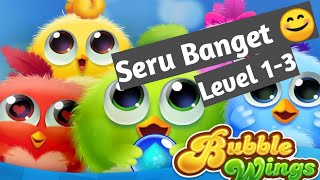 Playing Bubble Wings - Offline Bubble Shooter Games Level 1 - 3 ( Gameplay Story ) HD screenshot 2