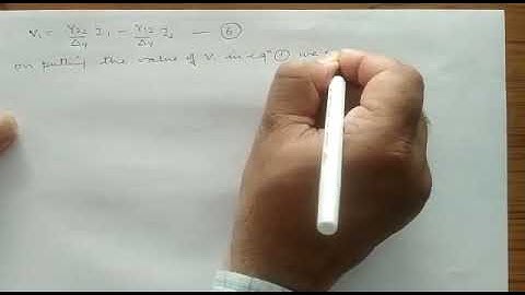 EL202 Inter-relationship between Z and Y parameters( PART B) By Manoj bhargava GPC CHURU