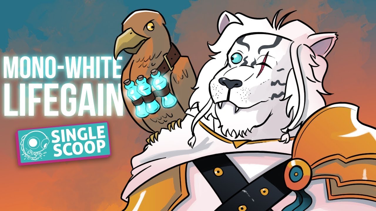 Single Scoop: Mono-White Lifegain (Standard, Magic Arena)