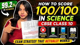 Class 10 SCIENCE ROADMAP🔥|How to score 100/100 in science Boards 📚