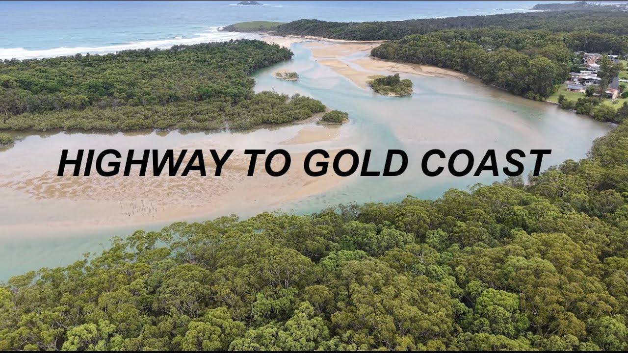 Coffs Harbour to Gold Coast Drive 🇦🇺 | Highway POV, Moonee Beach Drone & Surfers Paradise Night