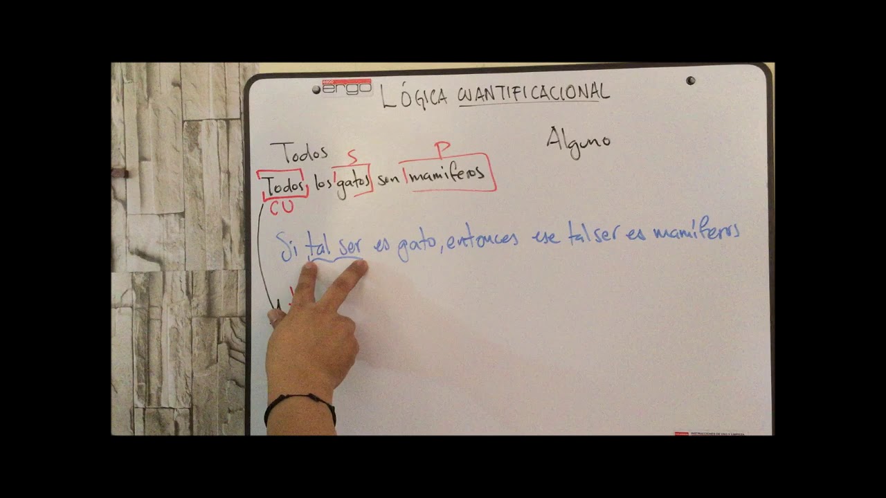 LÓGICA CUANTIFICACIONAL │ Sergio Pérez Portilla │ FILOSOFÍA