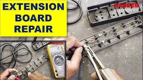 [421] How to Repair Electric Power Extension Cord / Extension Board
