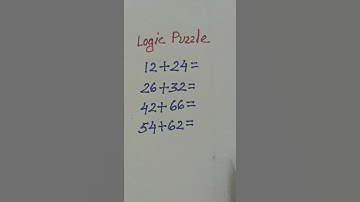 Logic Puzzle/Logical Math #shorts #puzzle #reasoning #logictest #ytshorts