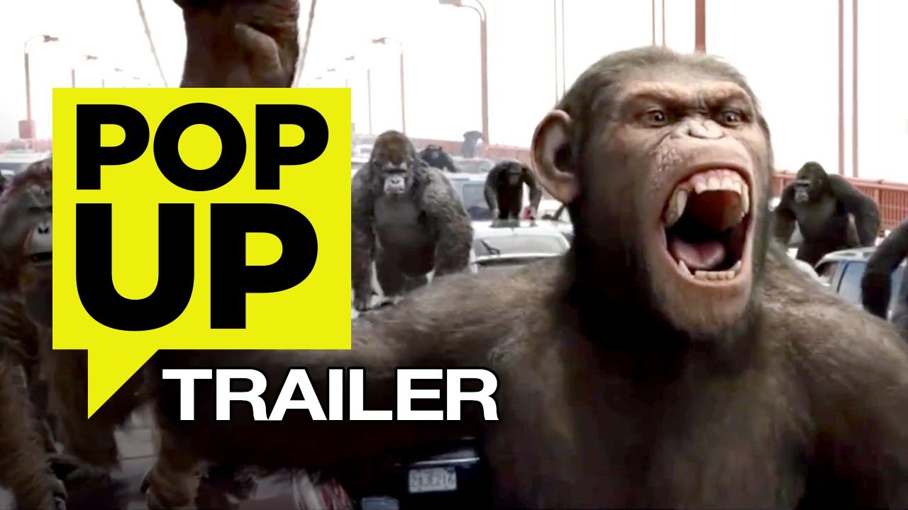 movie trailers 2019 action Rise of the Planet of the Apes (2011) POP-UP TRAILER - HD James Franco Movie